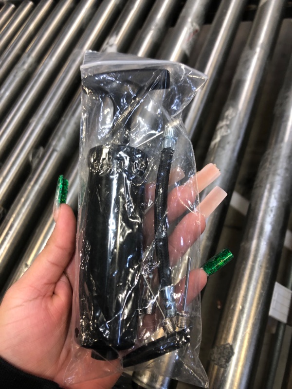 Photo 1 of  Ball Pump Air Pump for Sports Balls Include Needle Nozzle Extension Hose Operation Christmas Portable Hand Pump Inflation Kit for Basketball Soccer 