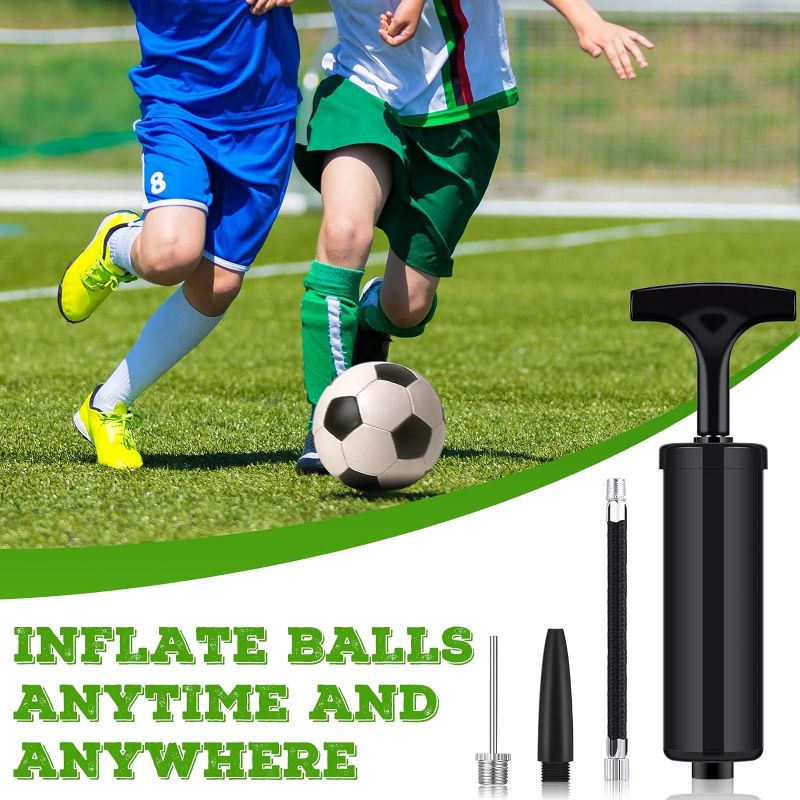Photo 1 of  Ball Pump Air Pump for Sports Balls Include Needle Nozzle Extension Hose Operation Christmas Portable Hand Pump Inflation Kit for Basketball Soccer 