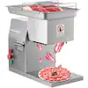 Photo 1 of 0.12 in. Commercial Meat Cutter Machine Stainless Steel with Pulley 800 Watt Electric Food Cutting Slicer for Restaurant
