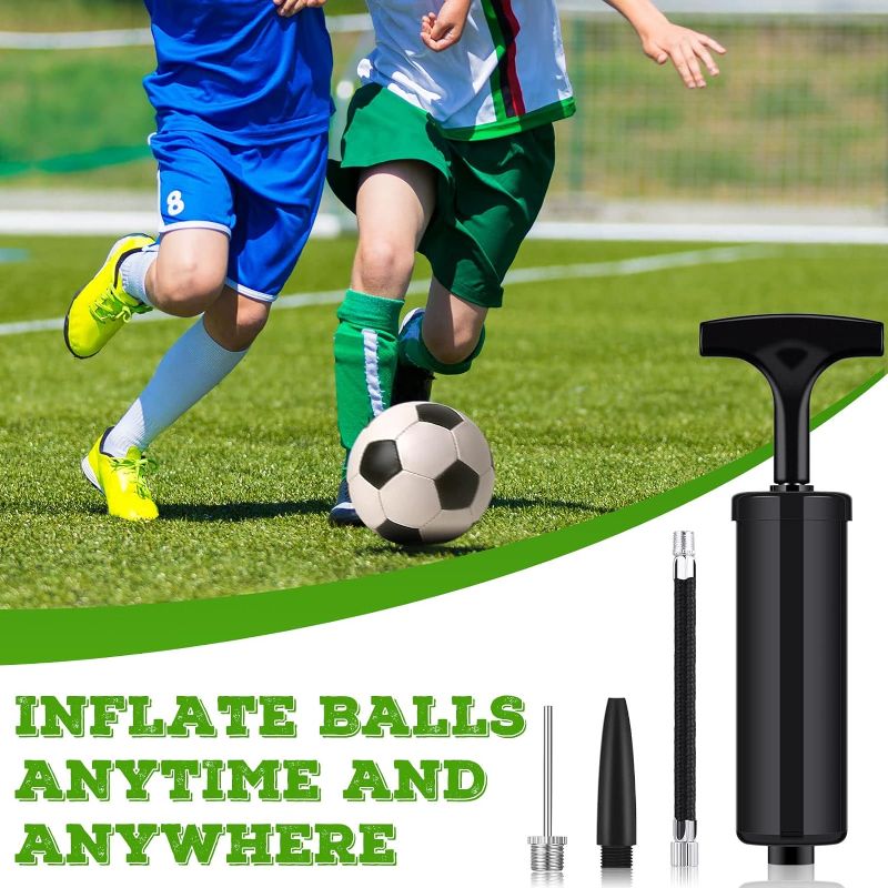 Photo 1 of  Ball Pump Air Pump for Sports Balls Include Needle Nozzle Extension Hose Operation Christmas Portable Hand Pump Inflation Kit for Basketball Soccer