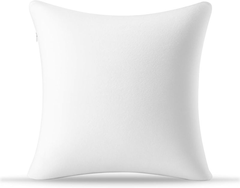 Photo 1 of 18 ×18 Pillow Insert Memory Foam Throw Pillow Insert Sham Square for Decorative Cushion Bed Couch Sofa 