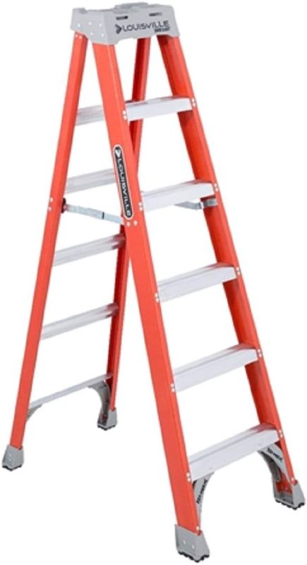 Photo 1 of Louisville Ladder 6-Foot Fiberglass Step Ladder, 300-Pound Capacity, FS1506
