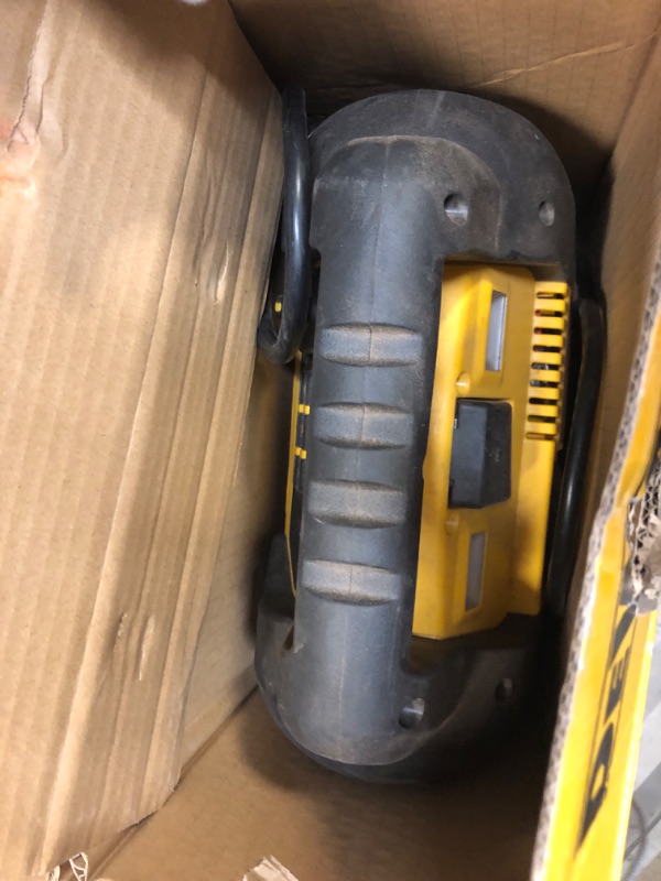 Photo 1 of DEWALT DXAEJ14-Type2 Digital Portable Power Station Jump Starter - 1600 Peak Amps with 120 PSI Compressor, AC Charging Cube, 15W USB-A and 25W USB-C Power for Electronic Devices 1600 Amps