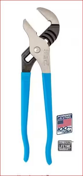 Photo 1 of 10 in. Tongue and Groove Plier

