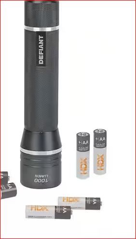 Photo 1 of 1000 Lumens LED Slide-to-Focusing Aluminum Flashlight
