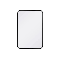 Photo 1 of 30" x 20" Contemporary Rectangular Framed Bathroom Wall Mirror