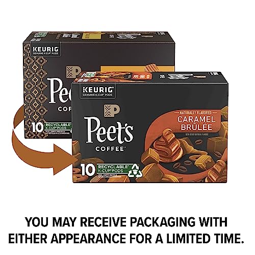 Photo 2 of +++SEALED+++ Peet's Coffee, Flavored Coffee K-Cup Pods for Keurig Brewers - Coffee Pods Variety Pack, Vanilla, Hazelnut Mocha, Caramel Brûlée, 60 Count (6 Boxes
