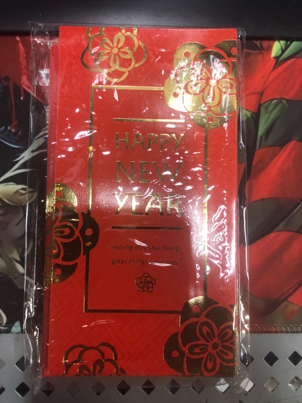 Photo 1 of Hallmark Chinese New Year Cards 2023, Money or Gift Card Holders (16 Year of the Rabbit Red Envelopes)