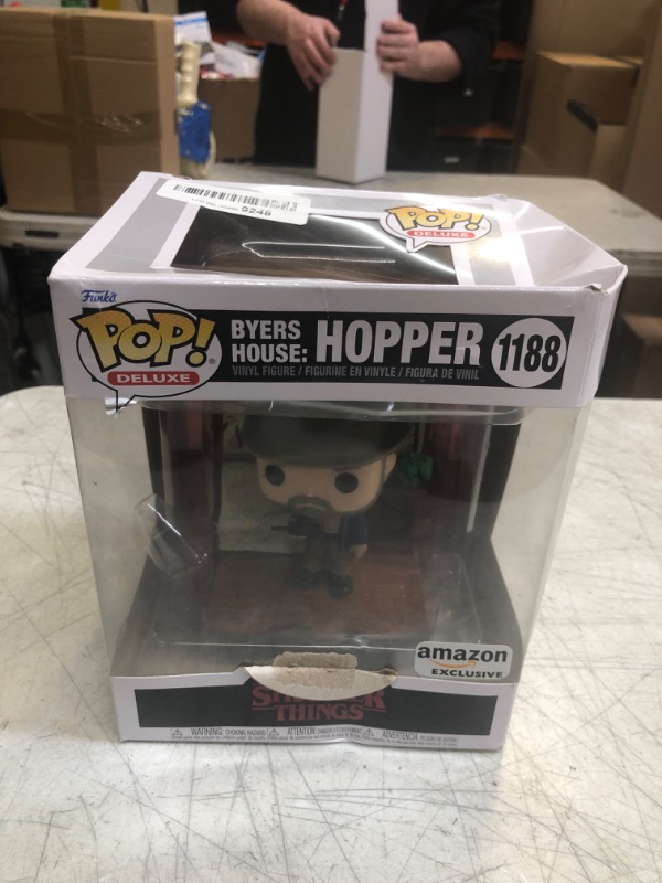 Photo 2 of Funko Pop! Deluxe: Stranger Things Build A Scene - Hopper, Amazon Exclusive Figure 4 of 4