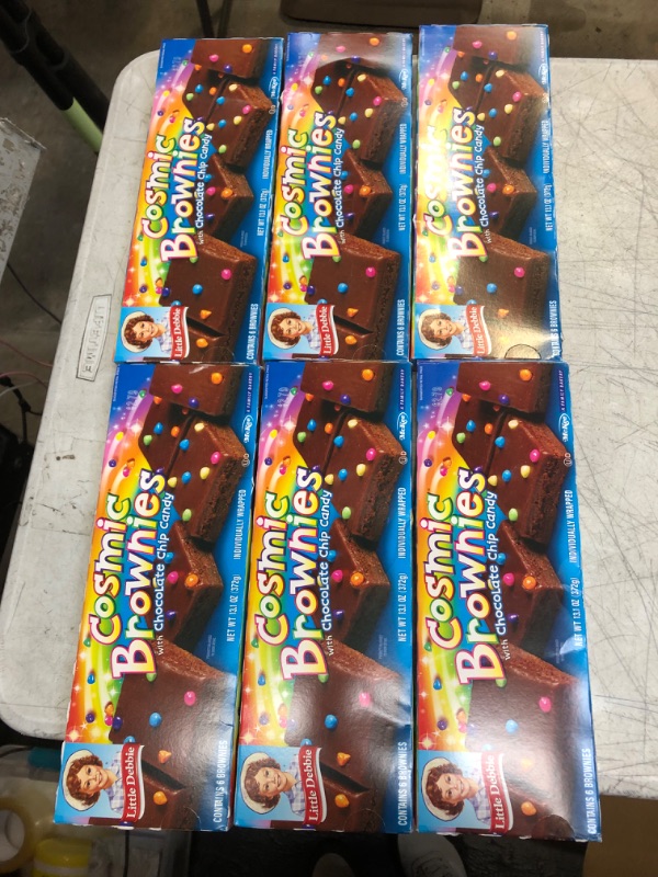 Photo 2 of ( PACK OF 6 ) Little Debbie Cosmic Brownies, 1 Box, 6 Individually Wrapped Brownies (BB 04MAR24)