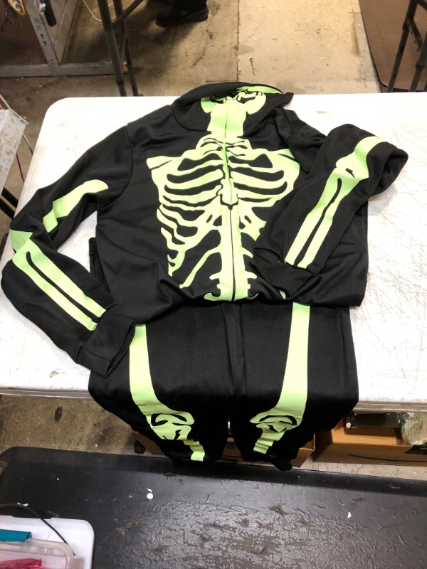 Photo 1 of Glow In The Dark Skeleton Costume Medium 