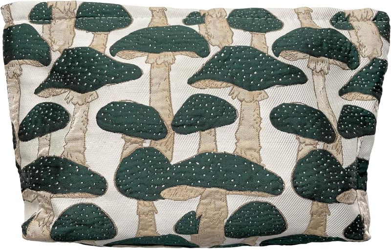 Photo 2 of 
GIMURM Mushroom Cosmetic Bag,Large Make up Bag,Travel Makeup Pouch For Purse,Skincare Bag for Women(green mushroom bag)