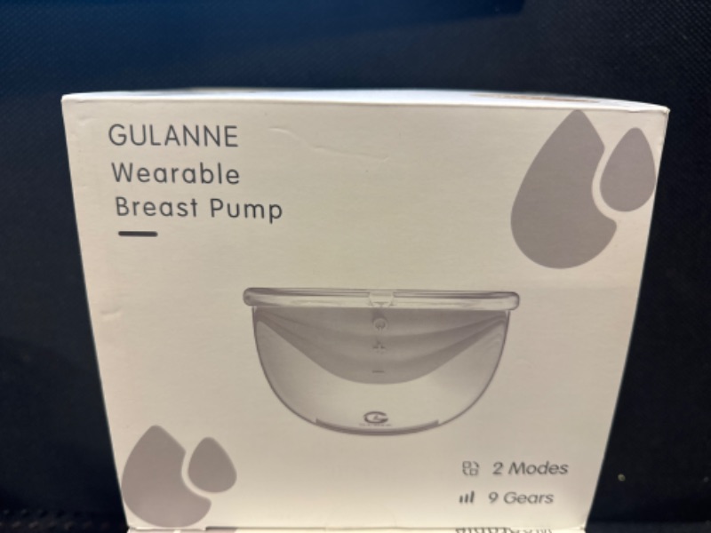 Photo 2 of GULANNE Breast Pump Hands Free, Electric Breast Pump with 2 Modes & 9 Levels,Leak-Proof Design & Low Noise, Painless Breastfeeding Wearable Breast Pump Flange Inserts 27mm, Extra Free with 24mm