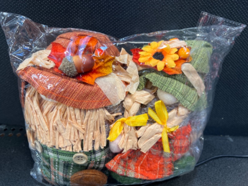 Photo 1 of 2 pack thanksgiving Gnomes plush decor 