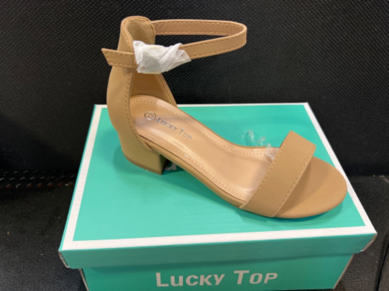 Photo 2 of Lucky Top Girls Dress Sandal Low Heel Ankle Strap  size 12
