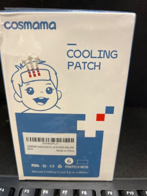 Photo 1 of  Cooling Patches for Fever Discomfort & Pain Relief, Cooling Relief Fever Reducer, Soothe Headache Pain, 10 Count Per Box (4 Boxes)