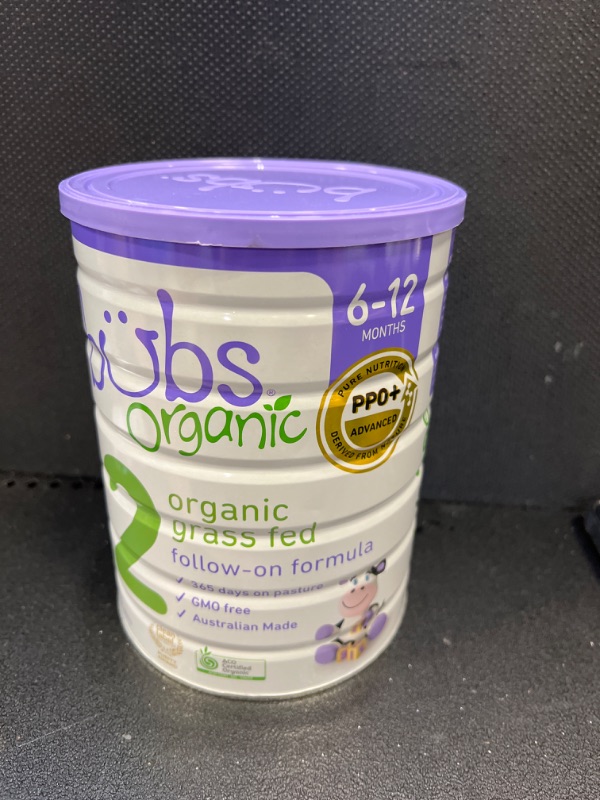 Photo 2 of Bubs Organic Grass Fed Follow-On Formula Stage 2, Infants 6-12 months, Made with Organic Milk, 28.2 oz   03-08-2024