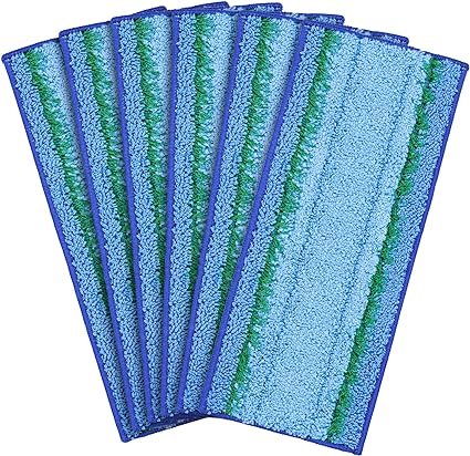 Photo 1 of 6 Pack M6 Wet Mopping Pads Washable and Reusable M6 Wet Mopping Pads Compatible with Braava Jet m6 Series 6110 6012 6113 Ultimate Robot Mop