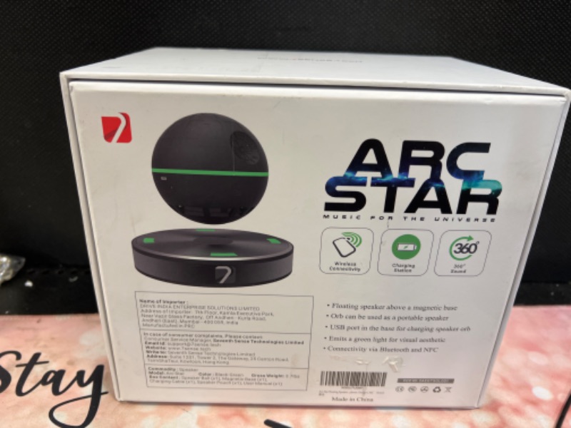 Photo 2 of Arc Star Floating Speaker | Bluetooth and NFC | Smartphone Charger | 360° Sound