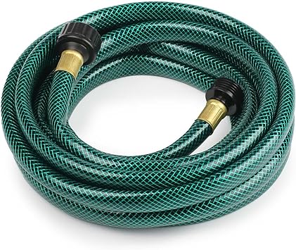 Photo 1 of  Outdoor Garden Hose for Lawns, Boat Hose, Flexible and Durable,No Leaking, GHT Fitting for Household (15FT, Green)