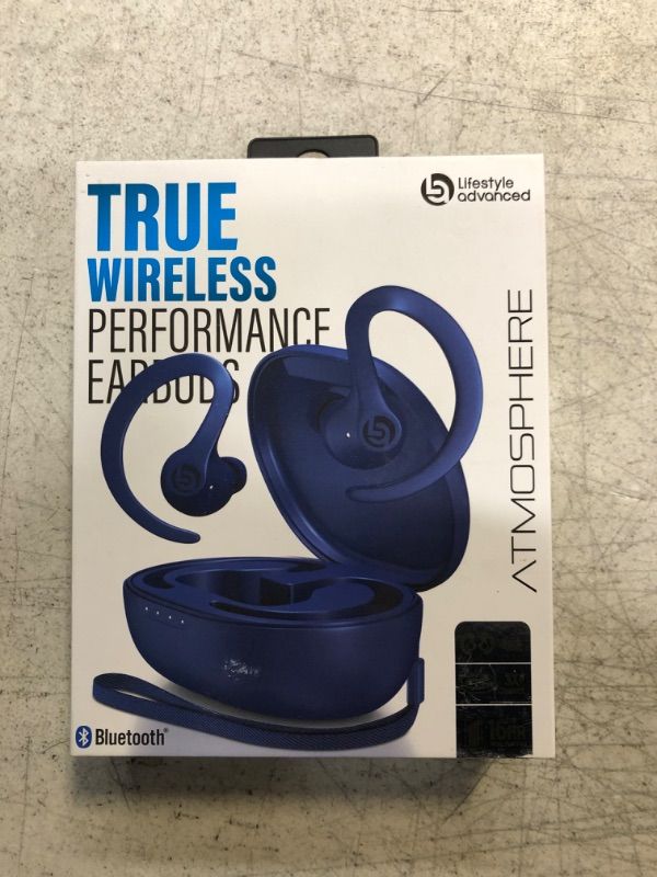 Photo 3 of Lifestyle Advanced Atmosphere True Wireless Performance Bluetooth Earbuds
