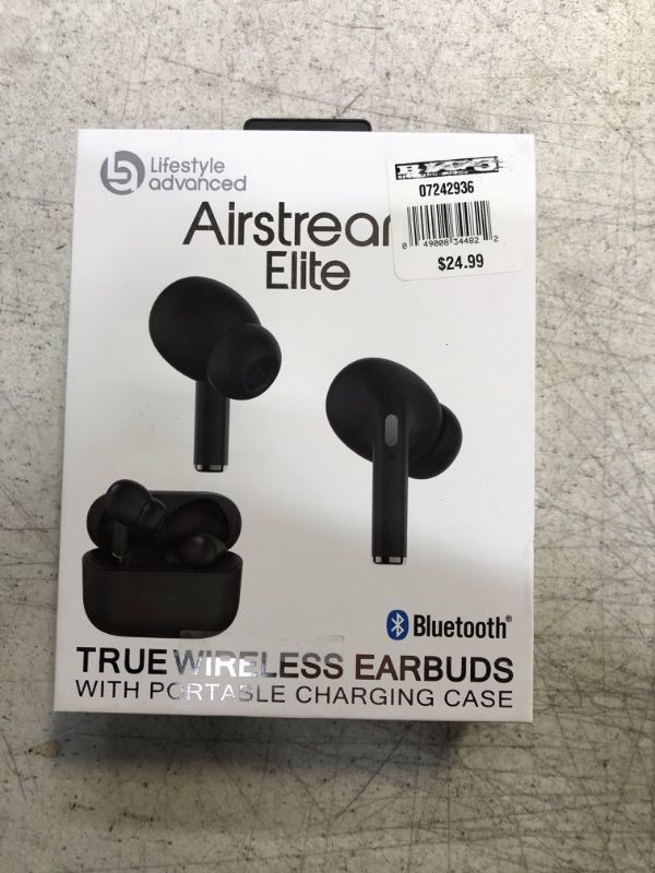 Photo 1 of Lifestyle Advanced Airstream Elite True Wireless Earbuds with Charging Case
