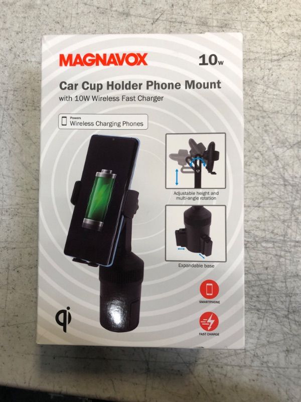 Photo 2 of Magnavox Car Cup Holder Phone Mount
