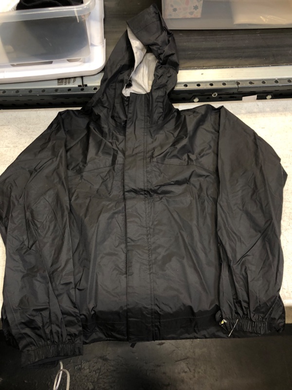 Photo 1 of Black Windbreaker Jacket Medium 