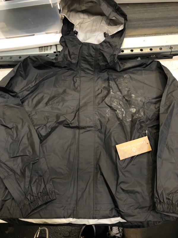 Photo 1 of Black Windbreaker Jacket Small 