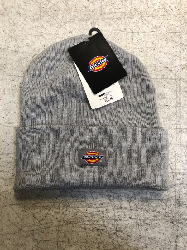 Photo 2 of Dickies Men's Acrylic Cuffed Beanie Hat Heather Gray One Size