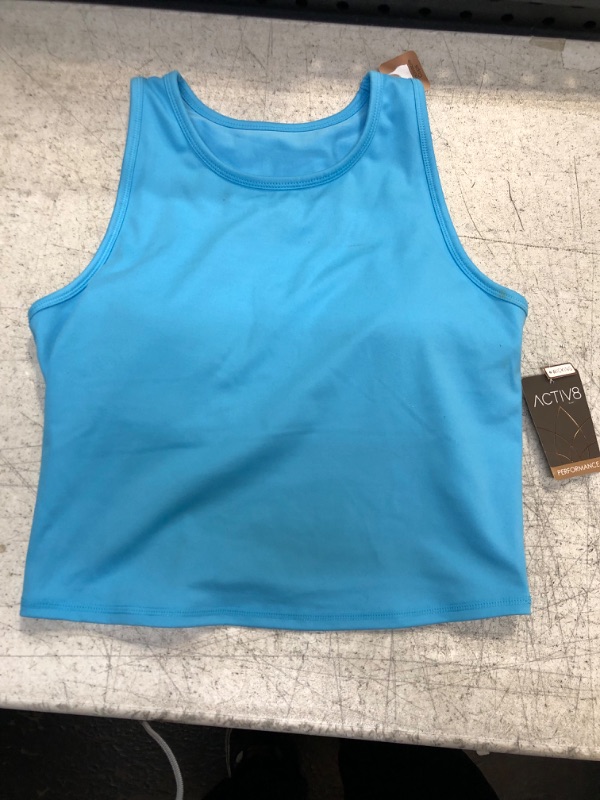 Photo 1 of Blue Work Out Top Large 