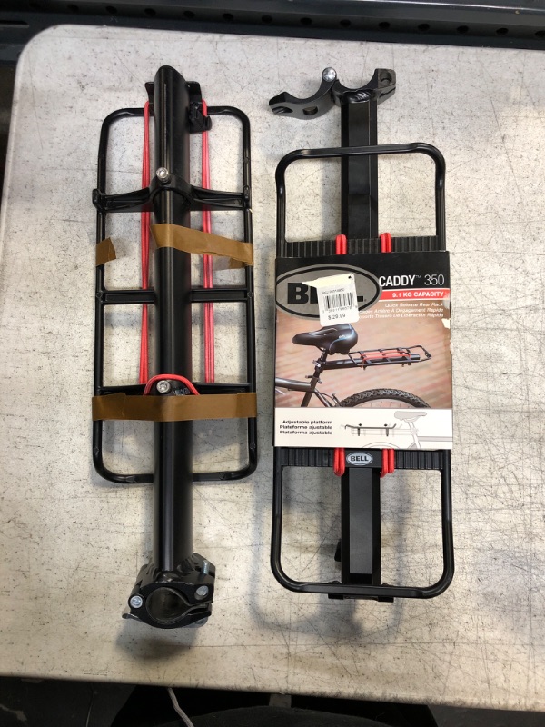 Photo 2 of ( PACK OF 2 ) Bell Caddy 350 Quick Release Rear Bike Rack