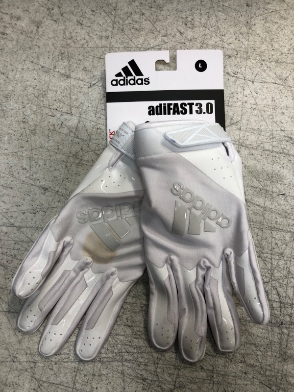 Photo 2 of adidas ADIFAST 3.0 Adult Football Receiver Glove Large White/White