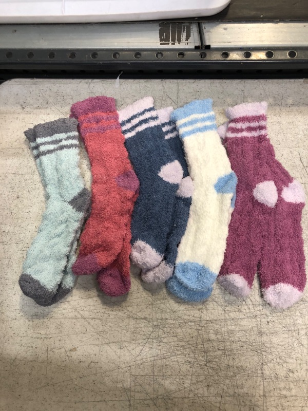 Photo 1 of 5 Pairs Fuzzy Socks 