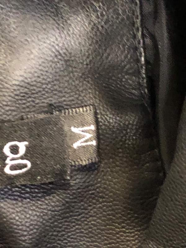 Photo 2 of Faux Leather Jacket Medium 