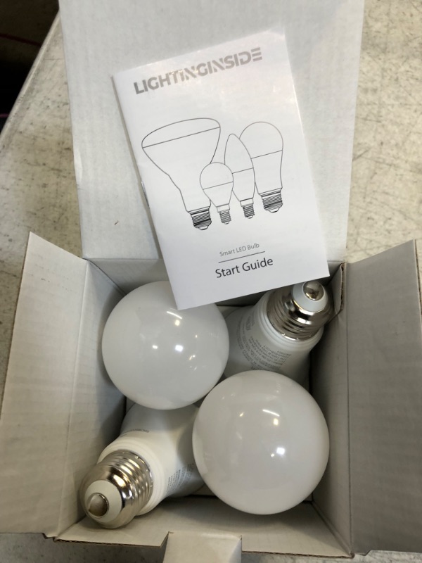 Photo 2 of Smart Light Bulbs 100W Equivalent, 1300lm 11W A19 E26 WiFi Smart Bulb Works with Alexa and Google Home, 2700-6500K+RGB Color Changing Light Bulb, Dimmable, No Hub Required, 2.4GHz WiFi Only, 4PCS 11w=100w 4 Count (Pack of 1)