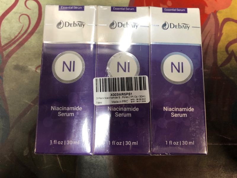 Photo 2 of 3 Pack Niacinamide Serum with Snail Secretion Filtrate for Face Moisturizing Inhibits Melanin & Restore Skin Natural, Anti-Aging and Shrinks Pores (1Fl.Oz / 30ml)