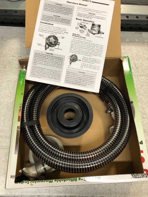 Photo 2 of Valterra SS01 RV SewerSolution Drainage Kit with 10' Hose and Accessories