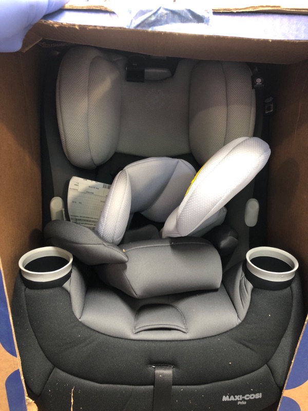 Photo 2 of Maxi-Cosi Pria All-in-One Convertible Car Seat, rear-facing, from 4-40 pounds; forward-facing to 65 pounds; and up to 100 pounds in booster mode, Blackened Pearl