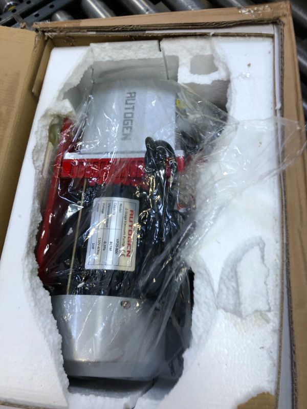 Photo 1 of AUTOGEN 2-Stage 8CFM Vacuum Pump, 1HP 2.25 Micron 110V Air Vacuum Pump for R12 R22 R134a R410a, Rotary Vane Vacuum Pump for HVAC/AUTO AC Refrigerant Recharging, Degassing Wine, Milking Cow