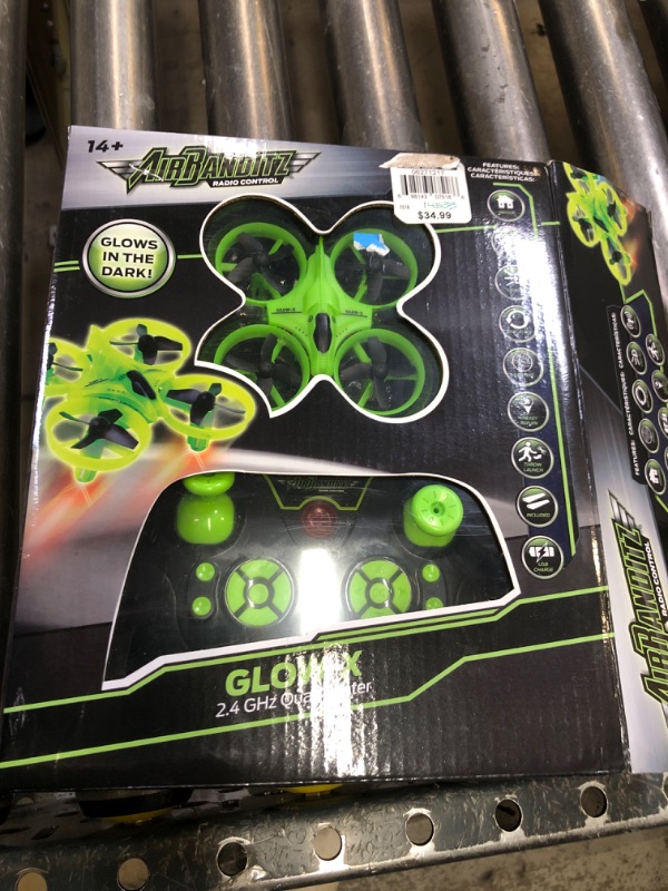 Photo 1 of Air Banditz Glow-X 2.4 GHz Quadcopter One Size Black/green
