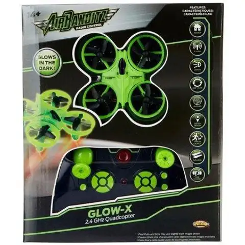 Photo 1 of Air Banditz Glow-X 2.4 GHz Quadcopter One Size Black/green
