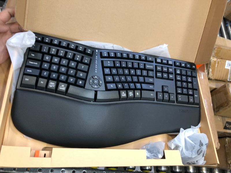 Photo 2 of MEETION Ergonomic Wireless Keyboard and Mouse
