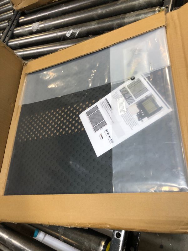 Photo 2 of Aupar Aluminum Alloy RV Entry Screen Door Grille Adjusts from 22"- 31.5", Adjustable RV Door Screen Protector, Black