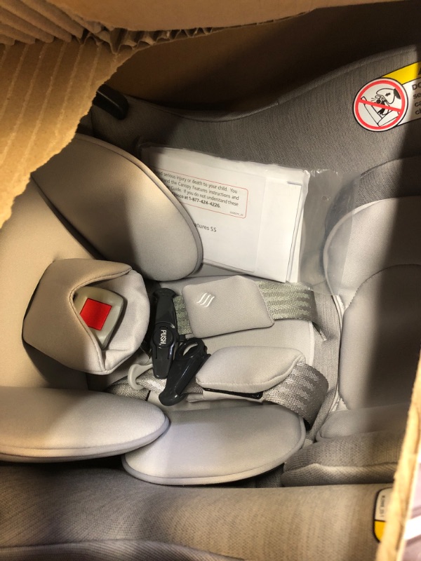 Photo 3 of Chicco KeyFit® 35 Zip ClearTex® Infant Car Seat and Base, Rear-Facing Seat for Infants 4-35 lbs, Infant Head and Body Support, Zip-Open Privacy Shield, Compatible with Chicco Strollers | Ash/Grey KeyFit 35 With Zip Privacy Shield Ash