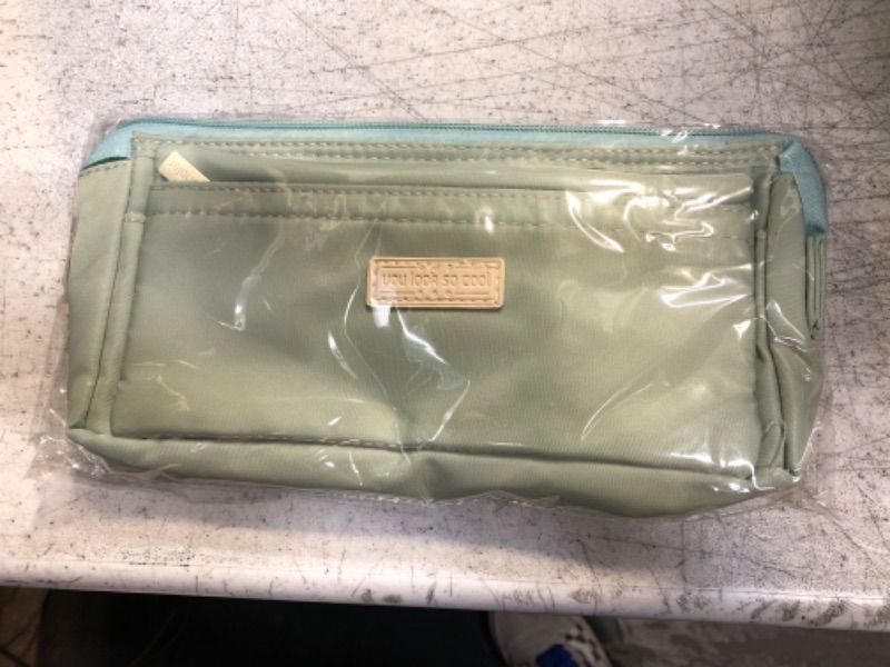 Photo 1 of Mickiewicz Pencil Case Pencil Pouch Box, Durable Multifunctional Marker Stationery Bag Holder for School College Office Teens Student - Idea Gift for Back to School Green