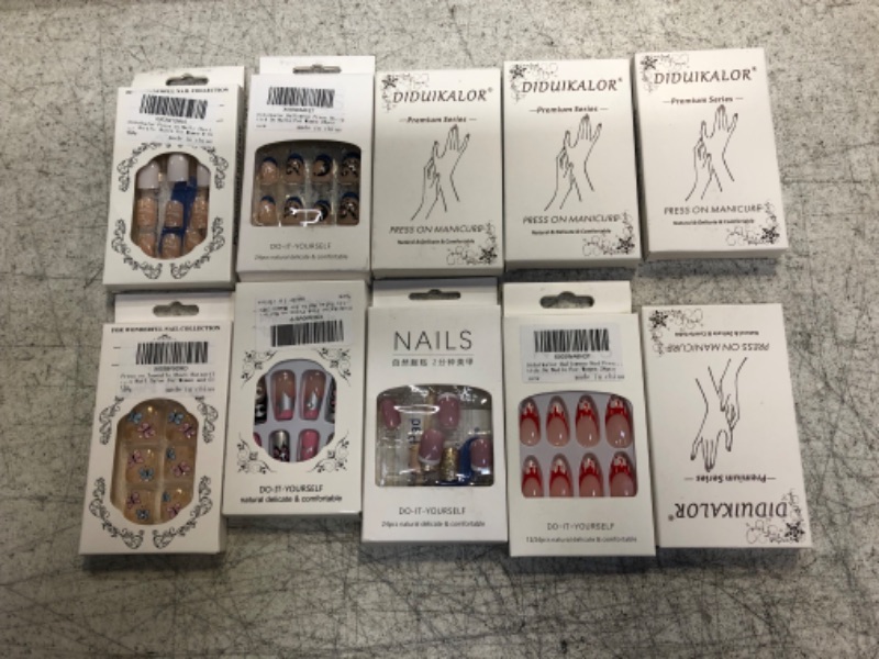 Photo 1 of 10 Pack Press On Nails 