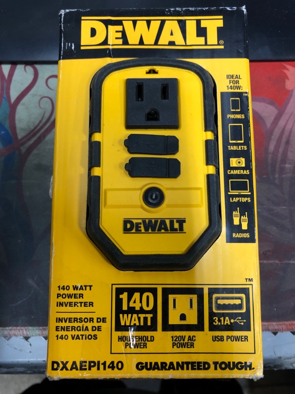 Photo 2 of DeWalt Power Inverter Dxaepi140