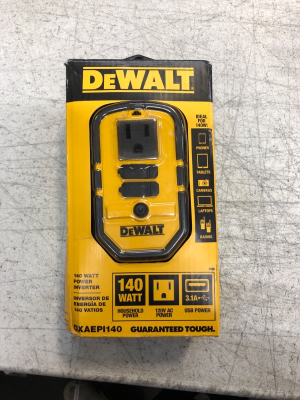 Photo 2 of DeWalt Power Inverter Dxaepi140