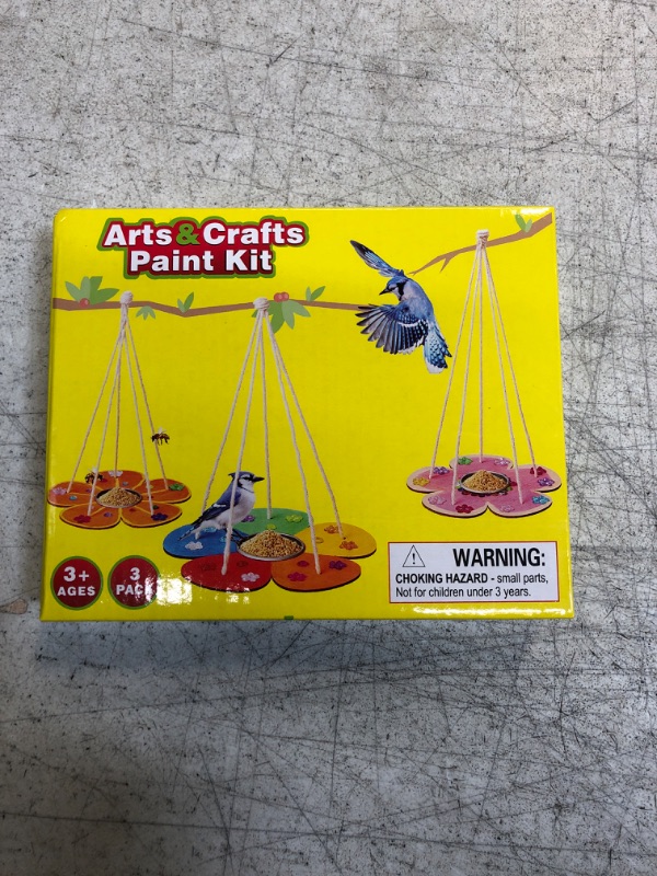 Photo 2 of 3-Pack Bird Feeders for Kids Arts and Crafts Kit DIY Kids Crafts STEM Learning Outdoor Activities Crafts for Boys and Girls for 3 4 5 6 7 8